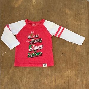 Wes & Willy Toddler Christmas cars shirt